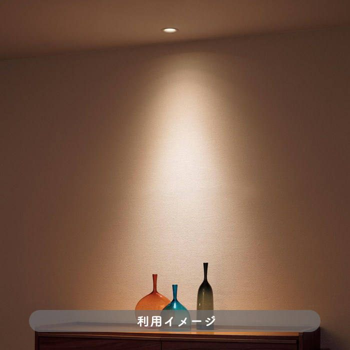 低天井・狭小空間でのフラットなダウンライト