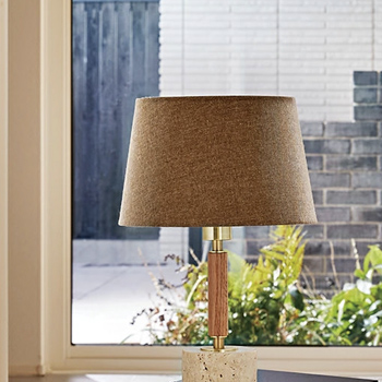 テーブルライト 布・大理石 ホテル 北欧・60W | 全2色【照明の