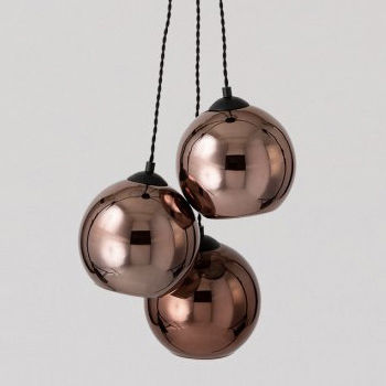 MIRROR3 3灯ペンダントライト | ミラーコッパー【照明のライティング