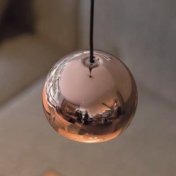 モダン ペンダントライト 銅色・60W | ダクトレール用【照明の