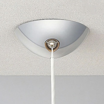 シーリングカバー Φ150 | クローム【照明のライティング