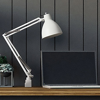 Z-00N ホワイト・60W相当 電球色 クラシカルモデル デスクライト【照明