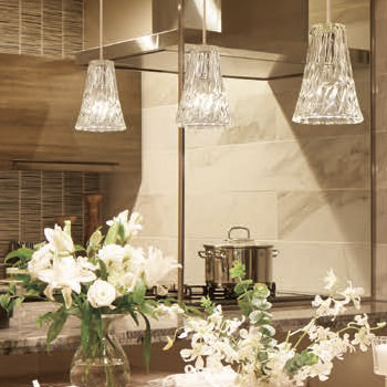 ペンダントライト 模様入透明ガラス | ダクトレール専用【照明の