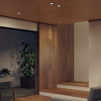 防雨型 ダウンライト Φ125mm 電球色 60W | ブラック｜照明の