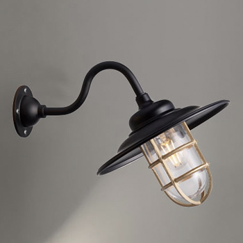 エクステリアライト 真鍮 レトロ LED｜60W｜照明のライティング