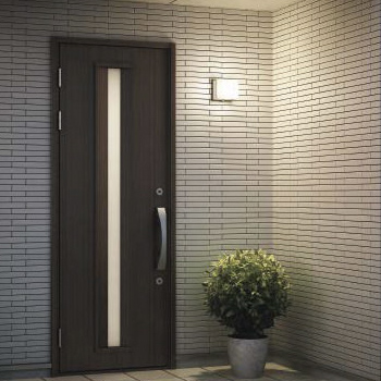 ポーチライト 玄関灯・LED 60W相当｜シルバーメタリック｜照明の