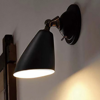 ビンテージ ブラケットライト・ブラック【照明のライティング