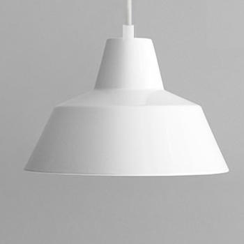 ヴェデル・マッドソン ワークショップランプ 照明 ライト ランプ 白 M The work shop lamp - 暮らしの道具 吉山