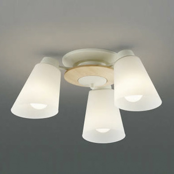 Natural-wood シャンデリア・3灯 | 180W相当｜照明のライティング