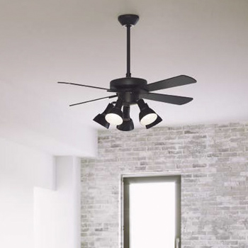 シーリングファンライト｜10畳・傾斜23°対応・ヴィンテージ・リモコン