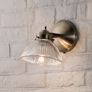 Diner-1 リブ模様入りガラスウォールランプ｜照明のライティング