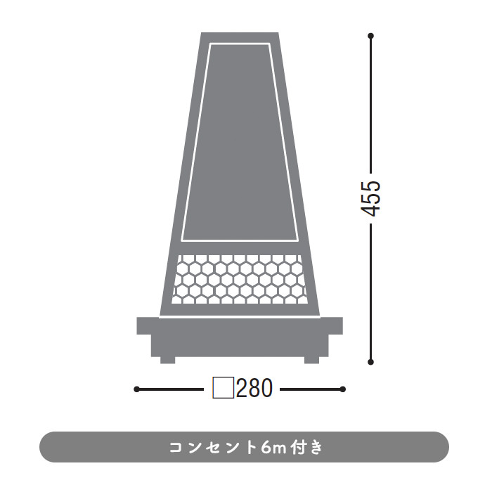 コイズミ照明 和風エクステリアスタンド 黒色塗装 AU35660L - 2