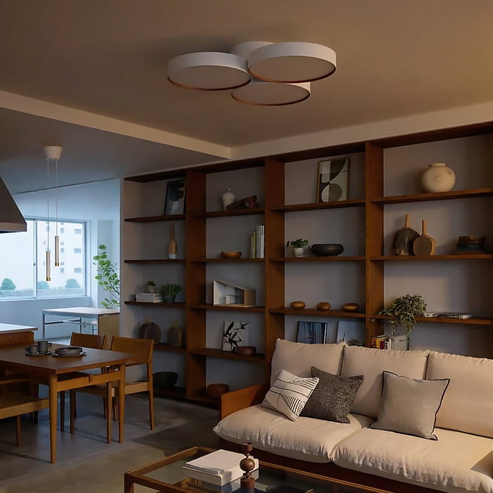 PHANTOM 6000 〜14畳 | ホワイト×ライトウッドの使用イメージ写真3