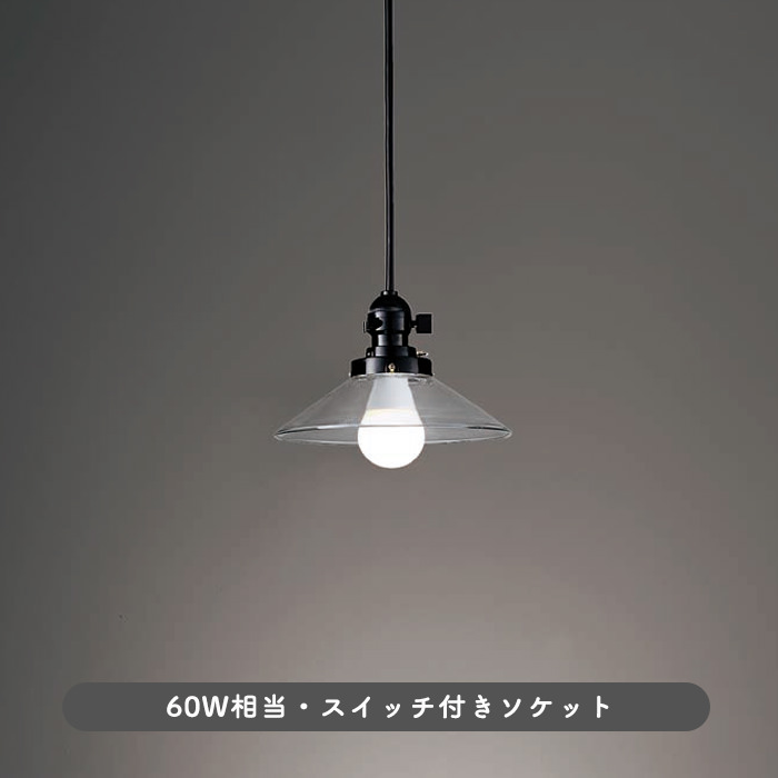 おしゃれな照明 透明ガラス ペンダントライト | 60W相当の商品画像