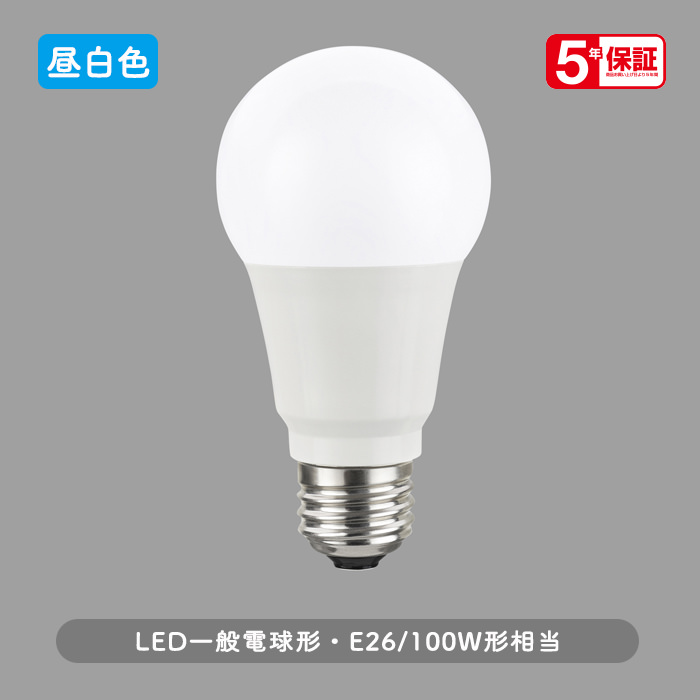 TOSHIBA LDA11N-G/100W/2 LED電球 昼白色 一般普通球形