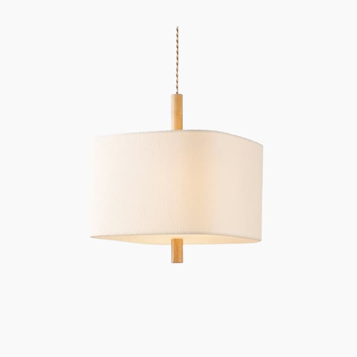 ソムノレ ナチュラル系ペンダントライト｜ブークレ生地｜照明の