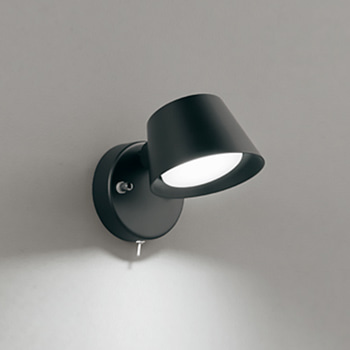 ブラック スポットライト レンズデザイン キッチンスポットライト 手元スイッチ・昼白色 60W相当｜ブラック