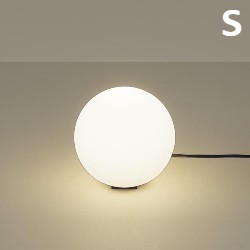 Sphere スタンドライト ブラック Sサイズ｜乳白アクリル球体