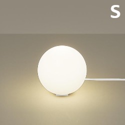 Sphere スタンドライト ホワイト Sサイズ｜乳白アクリル球体