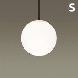 Sphere ペンダントライト ブラック Sサイズ｜乳白アクリル球体