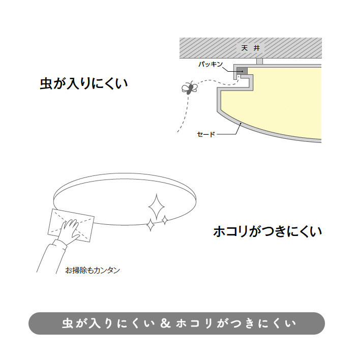 SHIKI シーリングライト 調光調色・リモコン付｜ファインホワイト・〜8畳 4枚目