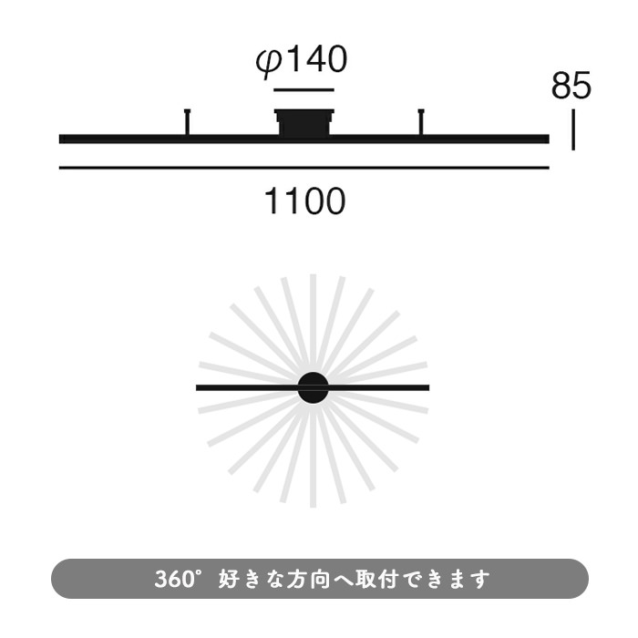 ライティングファクトリー AS-1000BK 簡単取付ダクトレール 3枚目