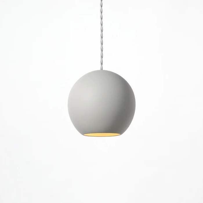 おしゃれな照明 Gelato-pendant ペンダントライト 丸型・セラミック｜グレーの商品画像