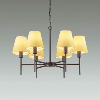 Sabiante 6灯シャンデリア・鉄錆色｜クラシックデザイン【照明の