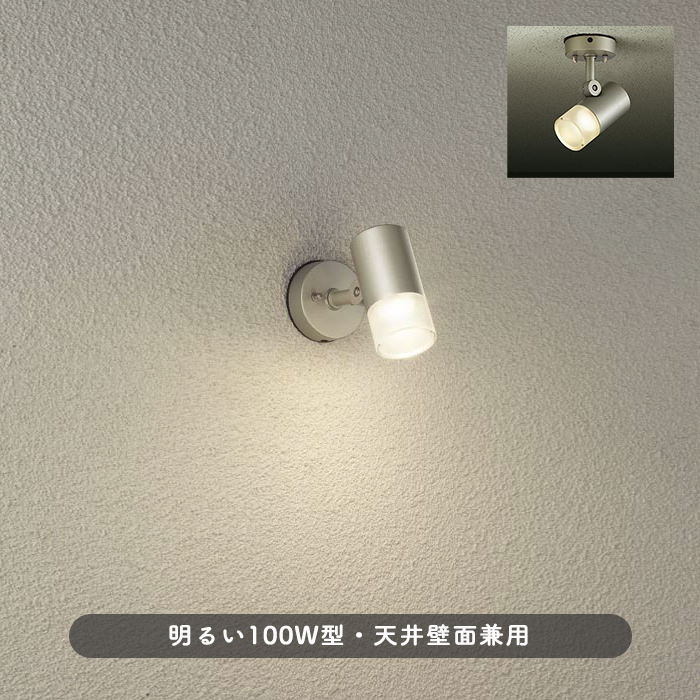 LEDスポットライト 防雨型・100W相当形｜ウォームシルバー | インテリア照明の通販 照明のライティングファクトリー