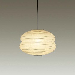 和紙ペンダントライト 1灯 Φ500 LED電球色 