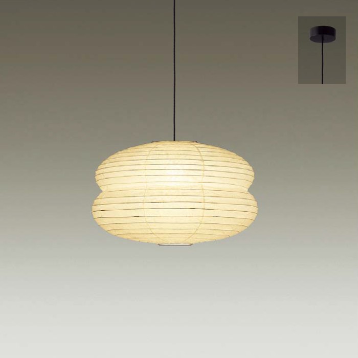 おしゃれな照明 和紙ペンダントライト 2灯 Φ610 LED電球色の商品画像