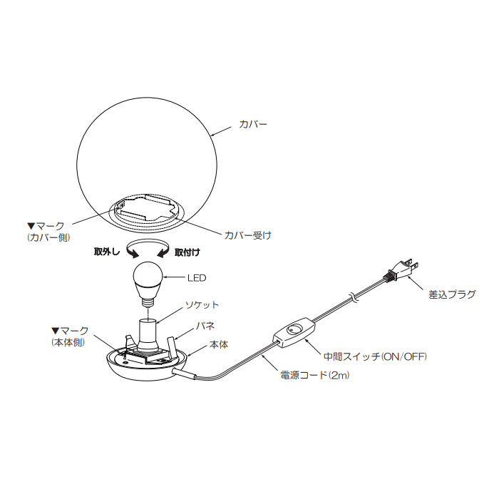 Circle・Φ130 テーブルランプ 詳細画像3