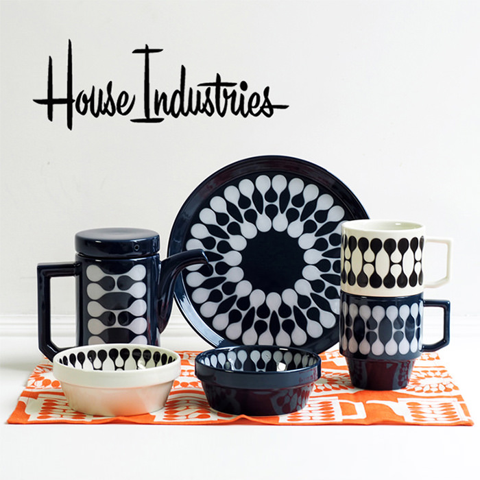 HASAMI × HOUSE INDUSTRIES HOUSE ポット | ブラック