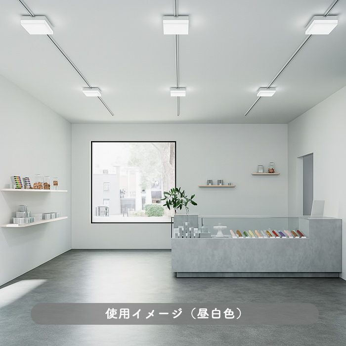 SQUARE SOLID ブラック・電球色｜ダクトレール用 ディテール写真4（サムネイル）