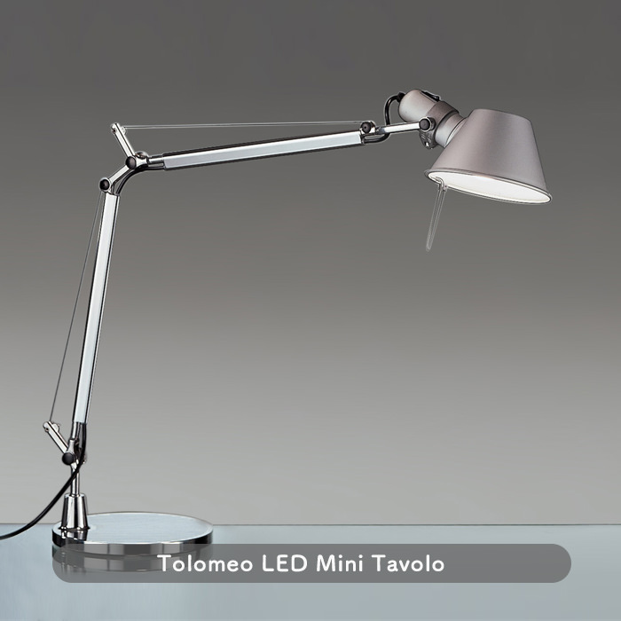 Tolomeo LED Mini Tavolo・シルバー