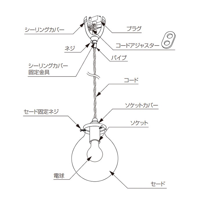 Orelia.S ペンダントライト｜グラデーションの使用イメージ写真1