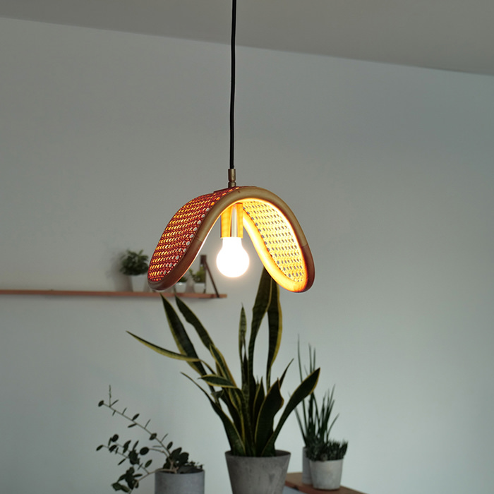 おしゃれな照明 RATTAN ペンダントライト｜ナチュラルの商品画像