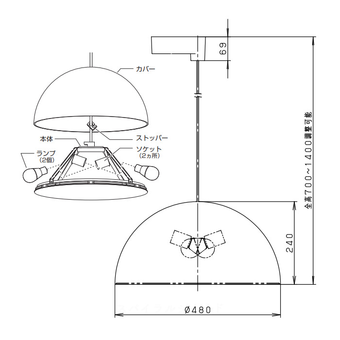 MODIFY DOME (L)480 | ȥ졼 9