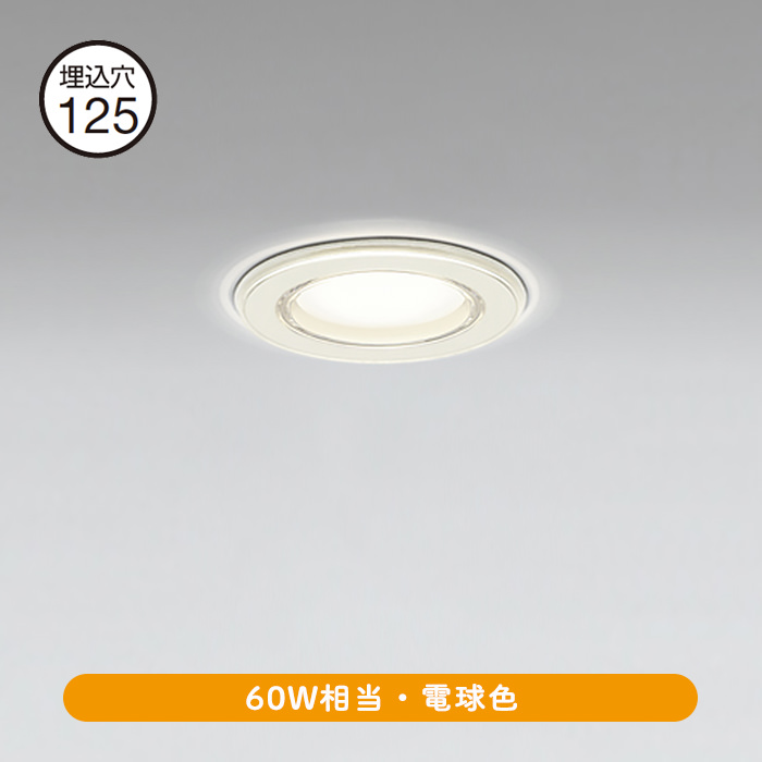 浴室用ダウンライト Φ125・60W相当 電球色 | インテリア照明の通販 照明のライティングファクトリー