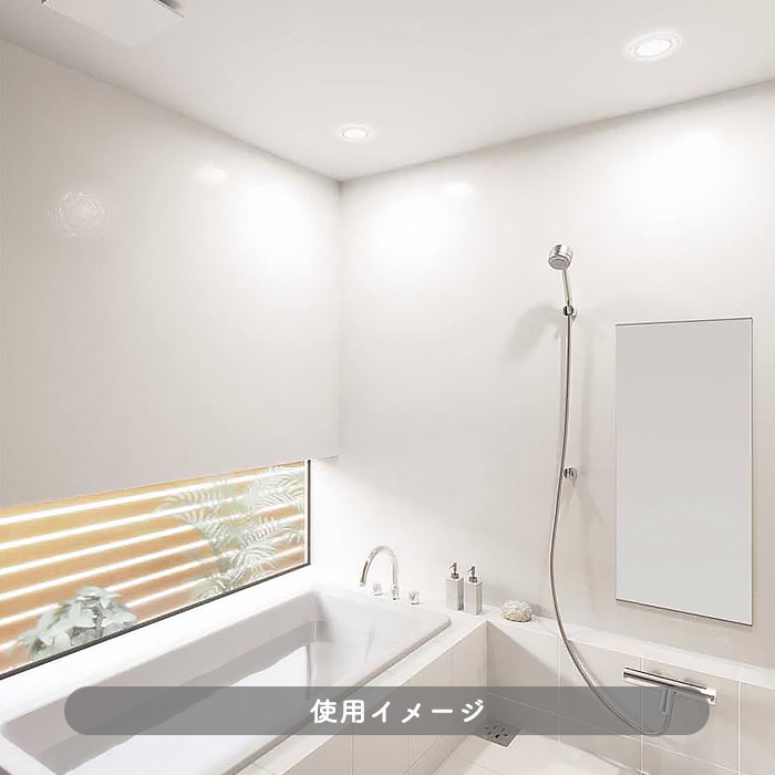 浴室灯 バスルームライト オーデリック LED電球ランプ付き 高演色LED 白熱灯器具60W相当 非調光 壁面 天井面 傾斜面取付兼用 防湿型