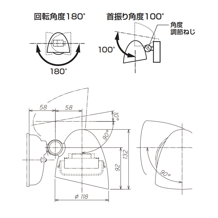 ݡ饤 LED å ݥåȥ饤 | 60W 4