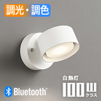 FLAT スポットライト オフホワイト・100W相当 | bluetooth