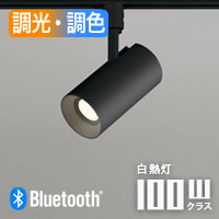 配光切替スポットライト 100W相当・ブラック | Bluetooth