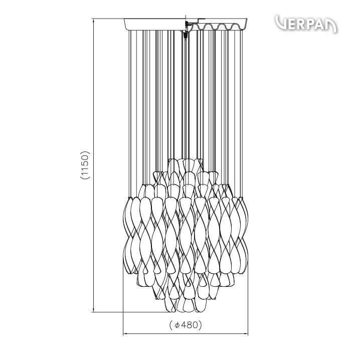 Spiral Silver Single SP1S | Verpan 5