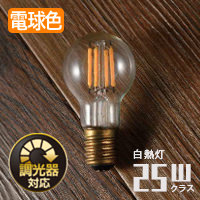 ミニクリプトン形LED電球・25W相当 | E17・調光対応