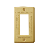 3 | BRASS switch plate