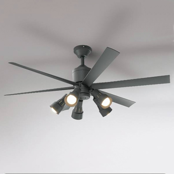 グレー 6灯 スポットライト 天井取り付け 共同照明 【6個セット】ダクトレール スポットライト E11 調光調