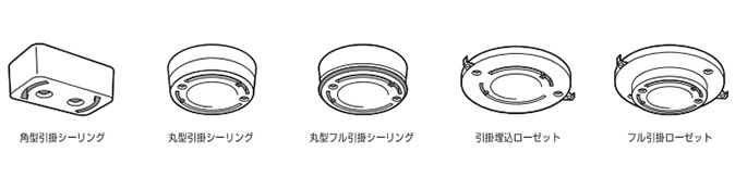 シーリングスポットライトの取付に必要な配線器具