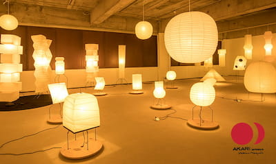 イサム・ノグチがデザインした和紙の照明器具AKARI｜照明の