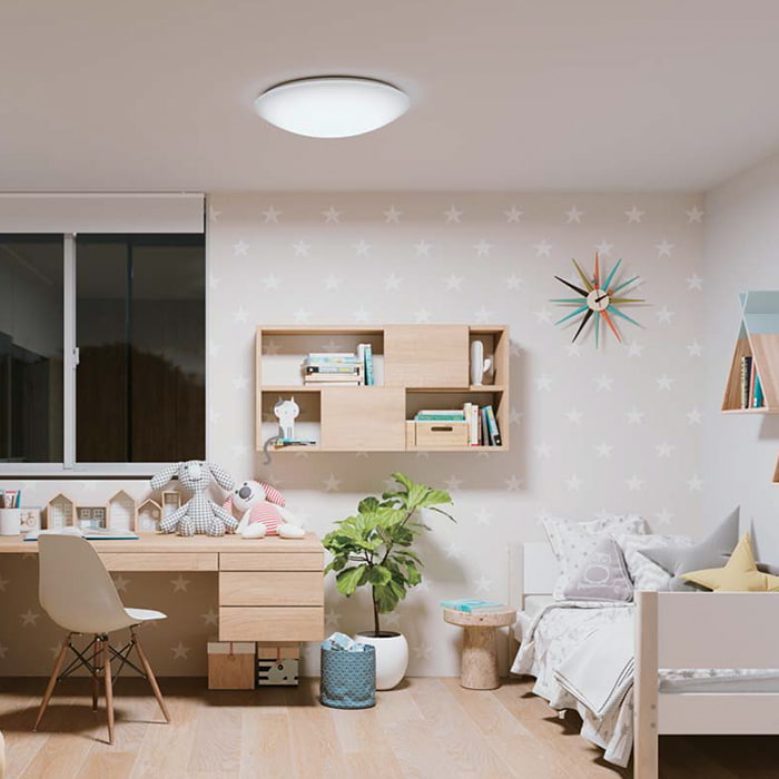 子供部屋の寝室に設置されたシーリングライト